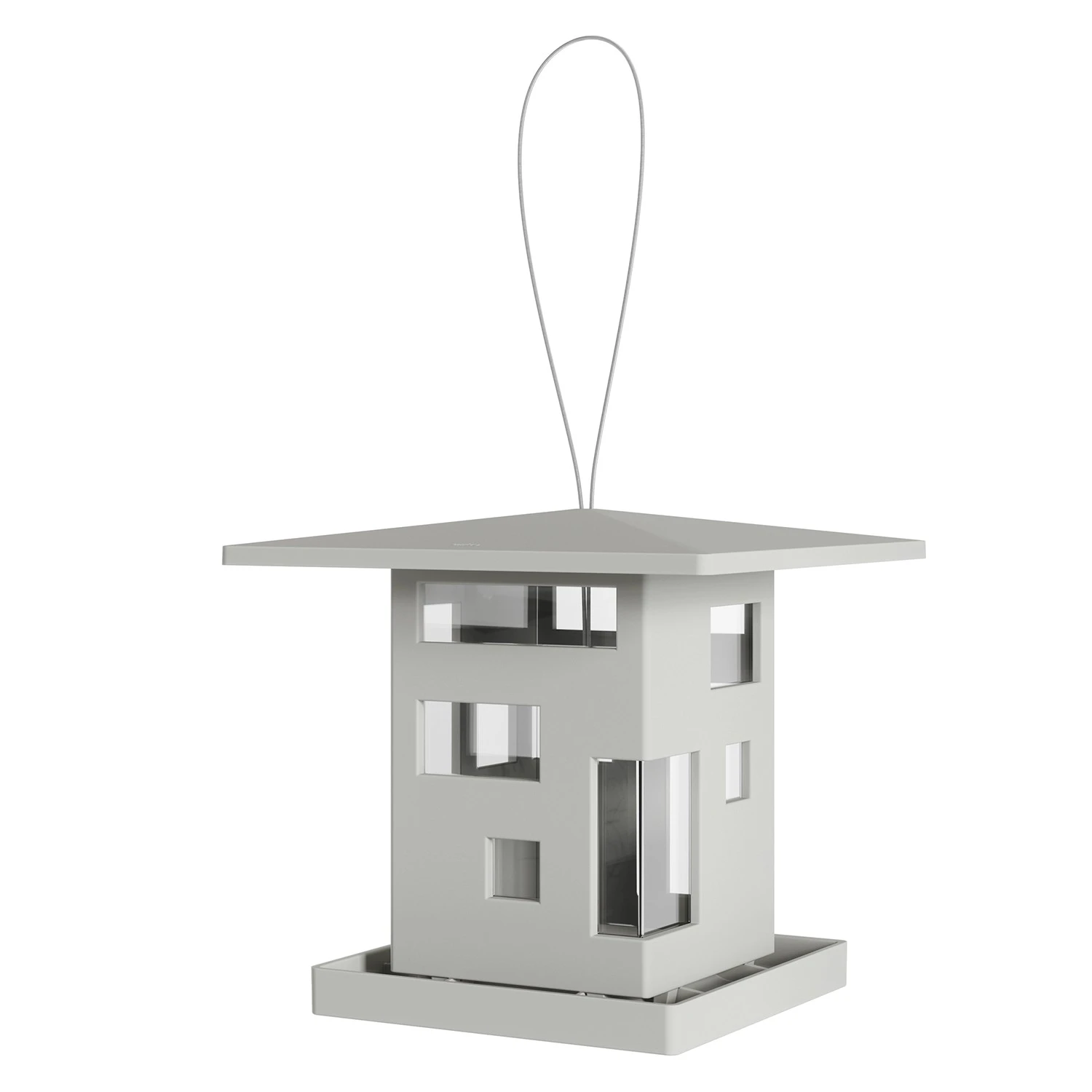 Umbra Vogelhaus Bird Café - Abs / Stahl - Grau 3 Umbra Vogelhaus Bird Café - Abs / Stahl - Grau