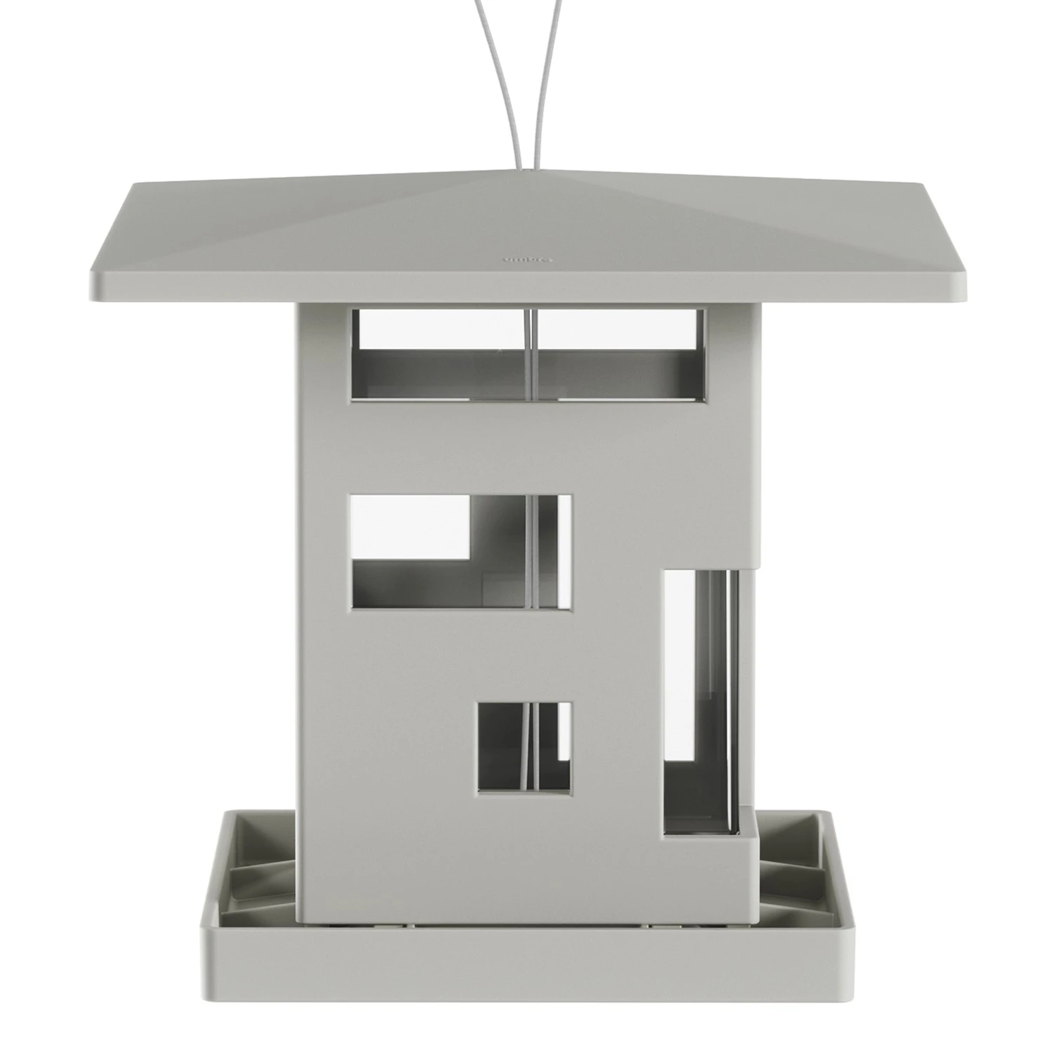 Umbra Vogelhaus Bird Café - Abs / Stahl - Grau 8 Umbra Vogelhaus Bird Café - Abs / Stahl - Grau – Bild 6