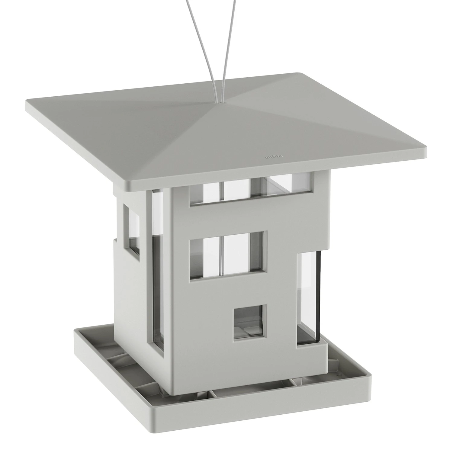 Umbra Vogelhaus Bird Café - Abs / Stahl - Grau 9 Umbra Vogelhaus Bird Café - Abs / Stahl - Grau – Bild 7