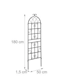 Relaxdays 2 x Rankgitter Vintage 180 cm - Höhe: 180 cm -Gartenaccessoires Verkäufe 2022 11211639e7ed4a639e7cee51f8a25815