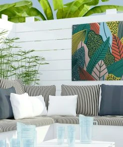 MuchoWow Outdoor-Poster 50x50 Blättern - -Gartenaccessoires Verkäufe 2022 11d67ea0dd794d509aec50d3ea6c8f93