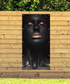 MuchoWow Outdoor-Poster 80x160 Frau - Rosa - -Gartenaccessoires Verkäufe 2022 12c5838045f34180b586ee574b2106d6