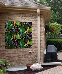 MuchoWow Outdoor-Poster 100x100 Papagei - -Gartenaccessoires Verkäufe 2022 1351d920465c4c9a9003b674cae5103b