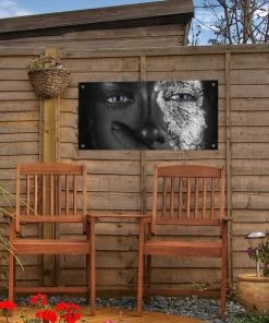 MuchoWow Outdoor-Poster 60x30 Weiblich - -Gartenaccessoires Verkäufe 2022 153081c8baf64a73add81423bef887db