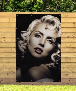 MuchoWow Outdoor-Poster 120x180 Frau - Vintage -Gartenaccessoires Verkäufe 2022 16e147c3770147f09845ed5111a63072