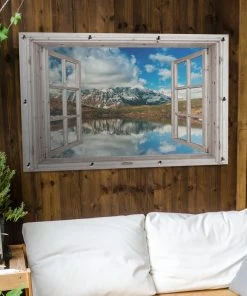 MuchoWow Outdoor-Poster 120x80 Aussicht - Berg -Gartenaccessoires Verkäufe 2022 17c39e9e75d34f7bbeeca1f4444e46ab