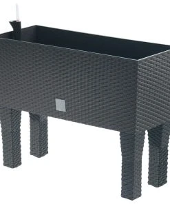 Dynamic24 Polyrattan Hochbeet m. Bewässerung