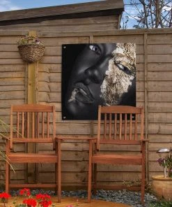 MuchoWow Outdoor-Poster 50x50 Frau - Gold - -Gartenaccessoires Verkäufe 2022 1925efadf30c4626ba4f0c4427035b33