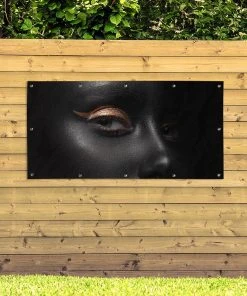 MuchoWow Outdoor-Poster 160x80 Frau - Make-up -Gartenaccessoires Verkäufe 2022 1b2d7b2ab08840ccabf19790cabd0e29