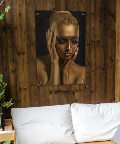 MuchoWow Outdoor-Poster 60x90 Gold - Frau - -Gartenaccessoires Verkäufe 2022 1d1db73817cc49b1b75c46a7c6844593
