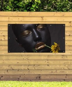 MuchoWow Outdoor-Poster 160x80 Frau - Kupfer - -Gartenaccessoires Verkäufe 2022 1d35770d0e6f42f484525ed3d61db193