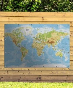 MuchoWow Outdoor-Poster 180x120 Weltkarte - -Gartenaccessoires Verkäufe 2022 1e5bea73d17f4193bb1d2cfcc05652cf