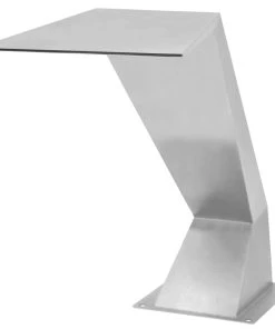 VidaXL Pool-Wasserfall Edelstahl Silbern - vidaXL Pool-Wasserfall Edelstahl 64x30x52 cm Silbern