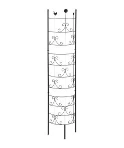 Relaxdays Vintage Rankgitter aus Metall