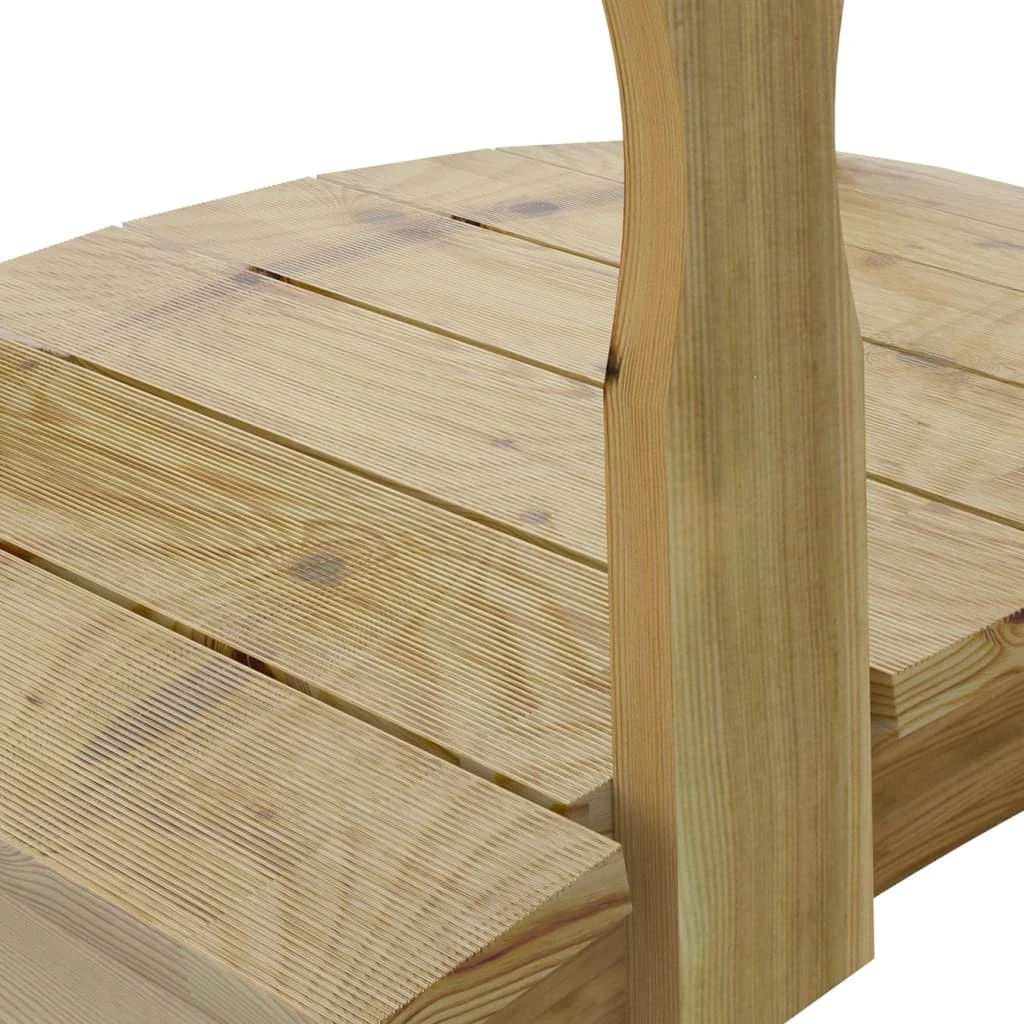 VidaXL Gartenbrücke - vidaXL Gartenbrücke mit Schiene imprägniert Massivholz Kiefer 7 VidaXL Gartenbrücke - vidaXL Gartenbrücke mit Schiene imprägniert Massivholz Kiefer – Bild 5