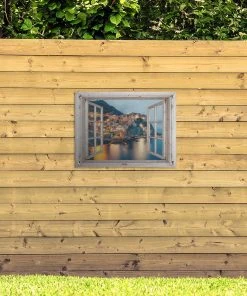 MuchoWow Outdoor-Poster 80x60 Ausblick - -Gartenaccessoires Verkäufe 2022 27670ef564114568b3a80fc4bc9a7eeb