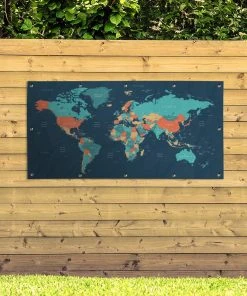 MuchoWow Outdoor-Poster 200x100 Weltkarte - -Gartenaccessoires Verkäufe 2022 294c8629504542d38c41dfce6bf31fed 1