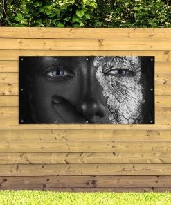 MuchoWow Outdoor-Poster 200x100 Weiblich - -Gartenaccessoires Verkäufe 2022 2983b27bf48a45c1bb9bef444bafe682