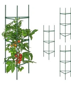 Relaxdays Rankhilfe 4er Set 90 cm