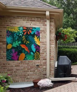 MuchoWow Outdoor-Poster 100x100 Dschungel - -Gartenaccessoires Verkäufe 2022 2a40b88e1a3d43ed9288953ae86f67c4