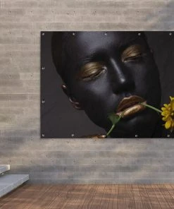 MuchoWow Outdoor-Poster 180x120 Frau - Kupfer -Gartenaccessoires Verkäufe 2022 2ab5947e456d4b9cb4ca7d75f086262e