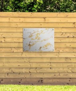 MuchoWow Outdoor-Poster 80x60 Marmor - Weiß - -Gartenaccessoires Verkäufe 2022 2be2ddfd3d0e4e14b4cd14b06400a9a4