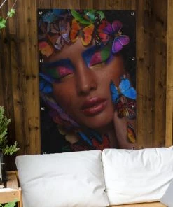 MuchoWow Outdoor-Poster 80x120 Frau - -Gartenaccessoires Verkäufe 2022 2f339588f1304e44b0a6ea7f6945d29a