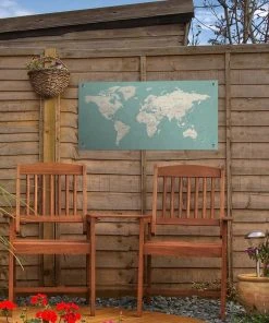 MuchoWow Outdoor-Poster 60x30 Weltkarte - -Gartenaccessoires Verkäufe 2022 30952e904ed5430b898fbc746bc2398f
