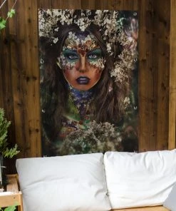 MuchoWow Outdoor-Poster 80x120 Frau - Blumen - -Gartenaccessoires Verkäufe 2022 31d1bb3053694dd19818d8effbc85ba2