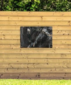 MuchoWow Outdoor-Poster 90x60 Marmor - Schwarz -Gartenaccessoires Verkäufe 2022 325cee2ceb49495e9244267e199237b8