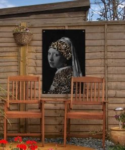 MuchoWow Outdoor-Poster 40x60 Das Mädchen mit -Gartenaccessoires Verkäufe 2022 33af35ebd03348f88e66cab4ea42b1a5