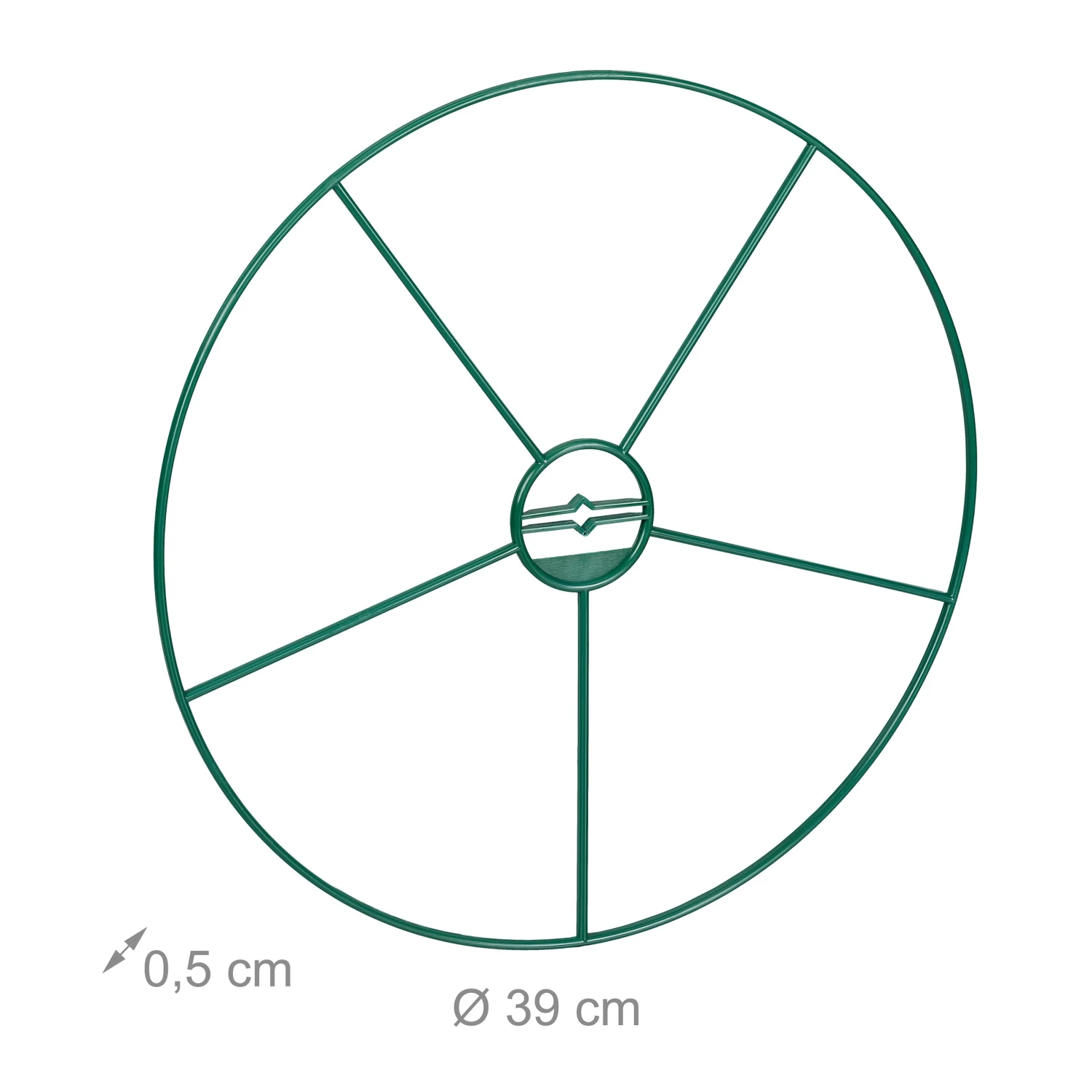 Relaxdays Staudenringe 39 cm 6er Set 11 Relaxdays Staudenringe 39 cm 6er Set – Bild 9