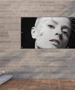 MuchoWow Outdoor-Poster 160x80 Frau - Schwarz -Gartenaccessoires Verkäufe 2022 3583d882921b4c379ed1efa19ba4c8d8