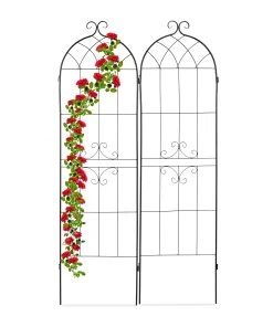 Relaxdays Rankgitter Metall 2er Set