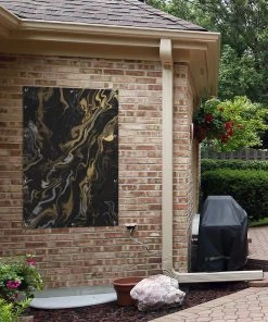 MuchoWow Outdoor-Poster 80x120 Marmor - Silber -Gartenaccessoires Verkäufe 2022 3718651fd6944df1987d51e6e6c66e4e