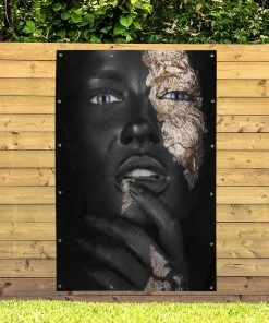 MuchoWow Outdoor-Poster 120x180 Frau - -Gartenaccessoires Verkäufe 2022 384af84c125948b5aac27699ee288507