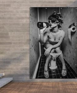 MuchoWow Outdoor-Poster 120x180 Frau - Getränk -Gartenaccessoires Verkäufe 2022 38bf7131fb544a018fe41edd9cb235f1