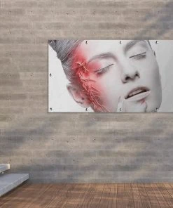 MuchoWow Outdoor-Poster 200x100 Frau - Weiß - -Gartenaccessoires Verkäufe 2022 39c7e5c0889b4e7a86b46be4139bf233 1