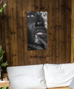 MuchoWow Outdoor-Poster 40x80 Frau - Silber - -Gartenaccessoires Verkäufe 2022 3bfc813920144710be93260522b90e9f