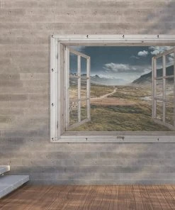 MuchoWow Outdoor-Poster 160x120 Durchblick - -Gartenaccessoires Verkäufe 2022 3c561cfb951244b7b07790daa24d73f7