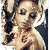 MuchoWow Outdoor-Poster 120x180 Frau - Gold -