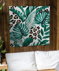 MuchoWow Outdoor-Poster 100x100 Leopardendruck -Gartenaccessoires Verkäufe 2022 3cd2a665fac0433786de88f2fdfb29ed
