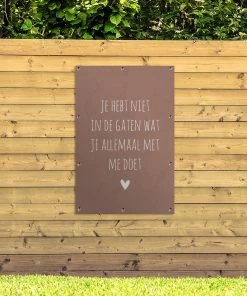 MuchoWow Outdoor-Poster 80x120 Was du mir -Gartenaccessoires Verkäufe 2022 3d42717622734147b8cb1069d48fed9f