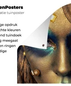 MuchoWow Outdoor-Poster 60x90 Frau - Gold - -Gartenaccessoires Verkäufe 2022 3e8667b8823b47898f68d68bded8dbe1.cropped 45 19 1455 962.processed 1