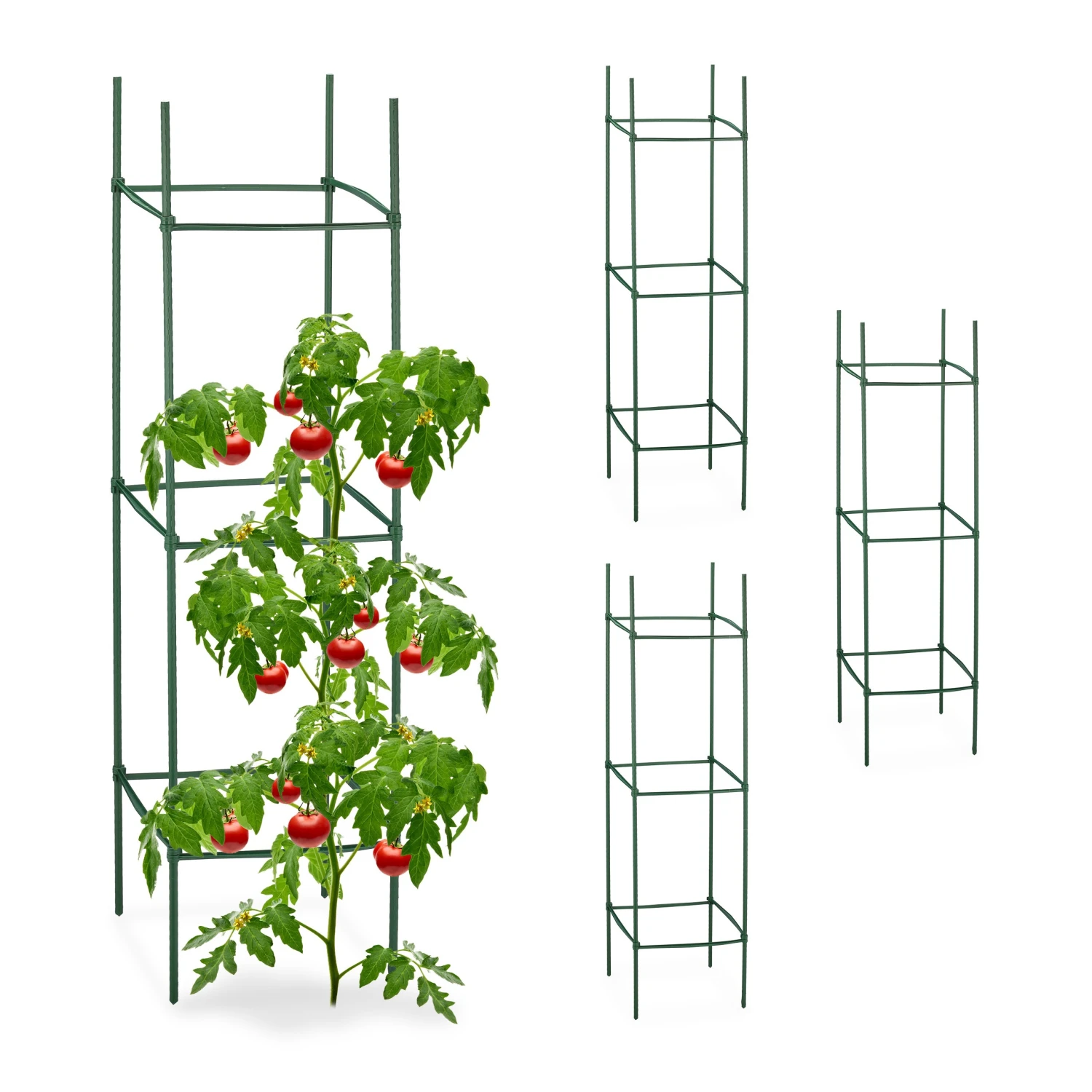 Relaxdays Rankhilfe 4er Set 120 cm 3 Relaxdays Rankhilfe 4er Set 120 cm