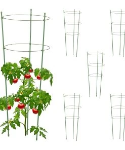 Relaxdays Grüne Rankhilfe im 6er Set 76 cm