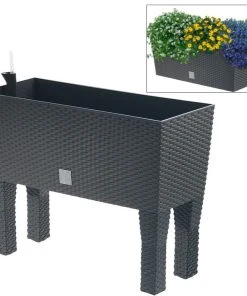 Dynamic24 Polyrattan Hochbeet m. Bewässerung 11 Dynamic24 Polyrattan Hochbeet m. Bewässerung -Gartenaccessoires Verkäufe 2022 420ddbdbed994a11a87cb4265fe54eb0