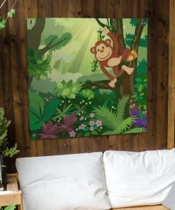 MuchoWow Outdoor-Poster 100x100 Illustration - -Gartenaccessoires Verkäufe 2022 421481e2fcee4bb68ba4bc254acf77c5