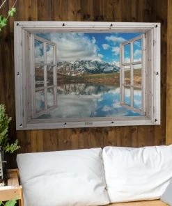 MuchoWow Outdoor-Poster 120x90 Aussicht - Berg -Gartenaccessoires Verkäufe 2022 423137392abf4ebca08300c684188cc0