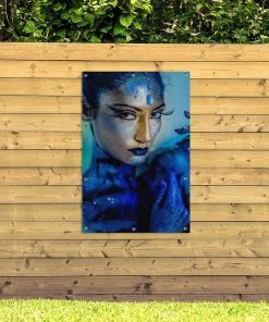 MuchoWow Outdoor-Poster 80x120 Frau - Gold - -Gartenaccessoires Verkäufe 2022 42559162278947f395cf7afcdf7b2445